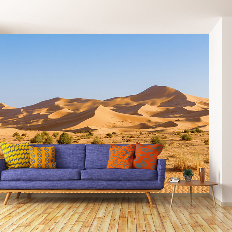 Environment Friendly Photography Wallpaper Desert Sitting Room Wall Mural