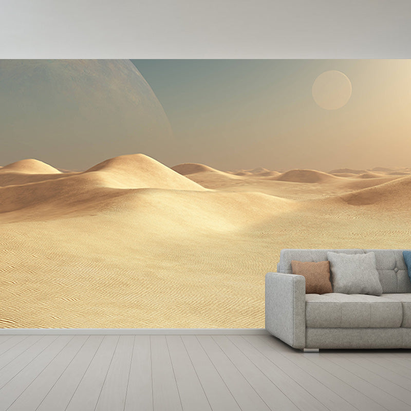 Eco-friendly Photography Mural Wallpaper Desert Sitting Room Wallpaper