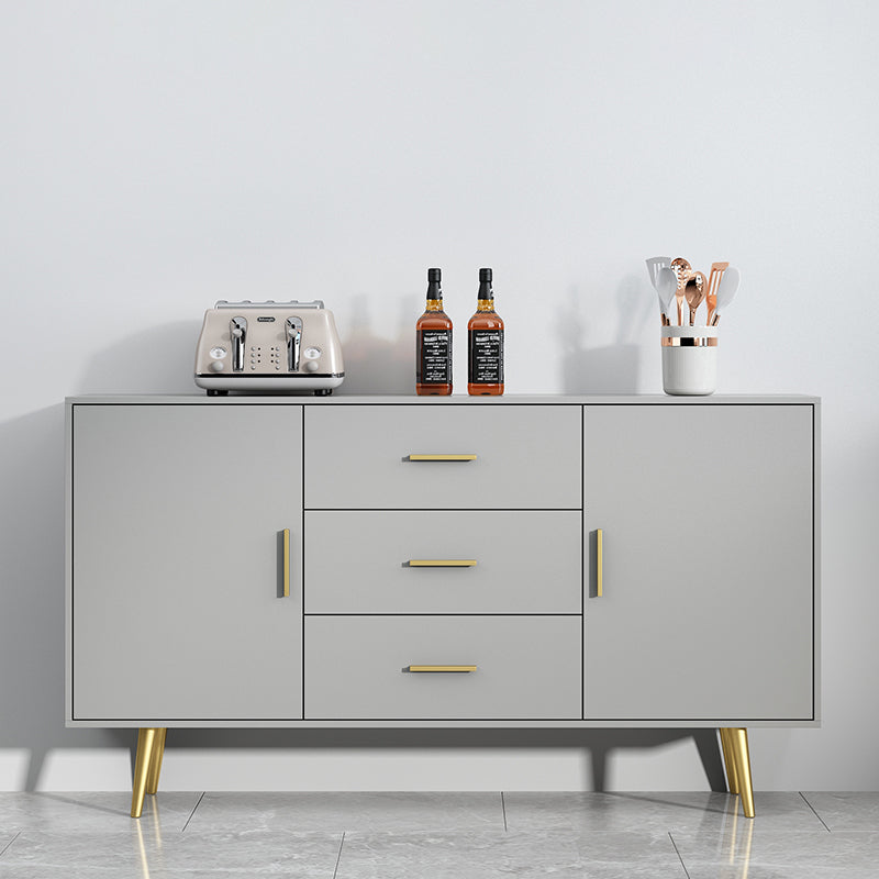 3-Drawer Engineered Wood Server Modern Simple Sideboard for Living Room