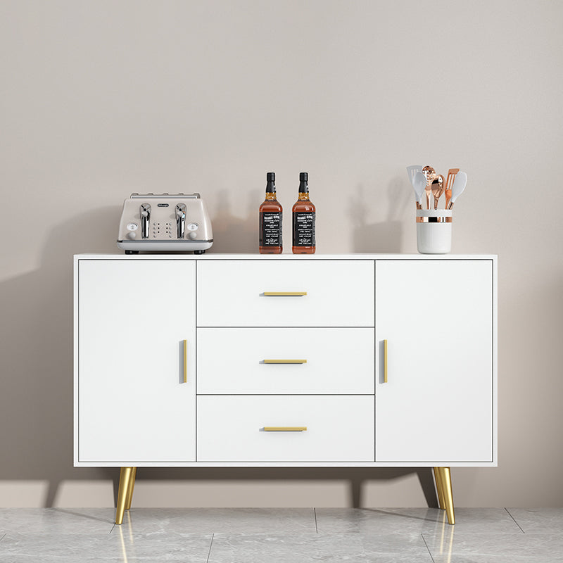 3-Drawer Engineered Wood Server Modern Simple Sideboard for Living Room