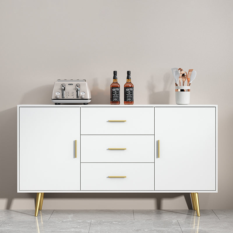 3-Drawer Engineered Wood Server Modern Simple Sideboard for Living Room