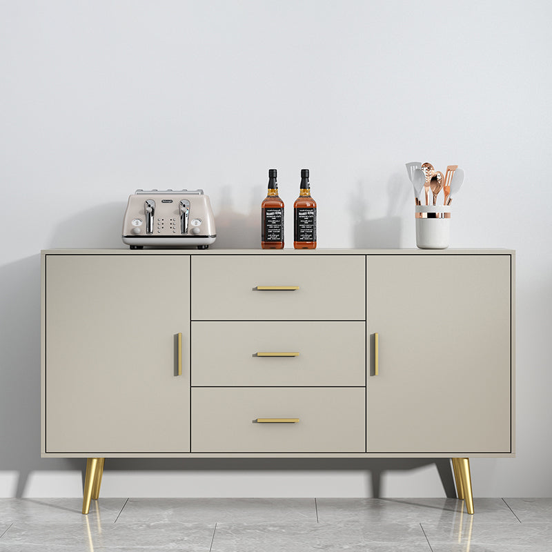 3-Drawer Engineered Wood Server Modern Simple Sideboard for Living Room