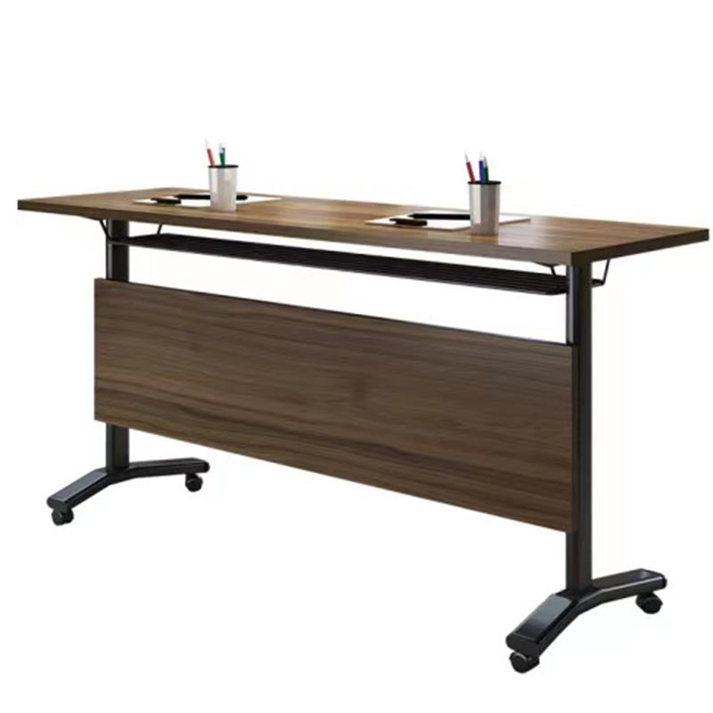 Modern Wooden Office Desk Folding Rectangular Writing Desk for Home