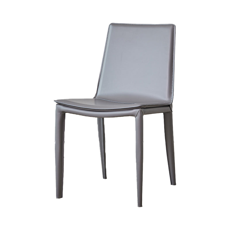 Modern Style Metal Dining Chair Dining Leather Room Chair for Home Use