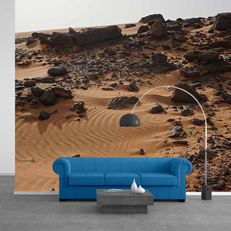 Eco-friendly Photography Wallpaper Desert Drawing Room Wall Mural