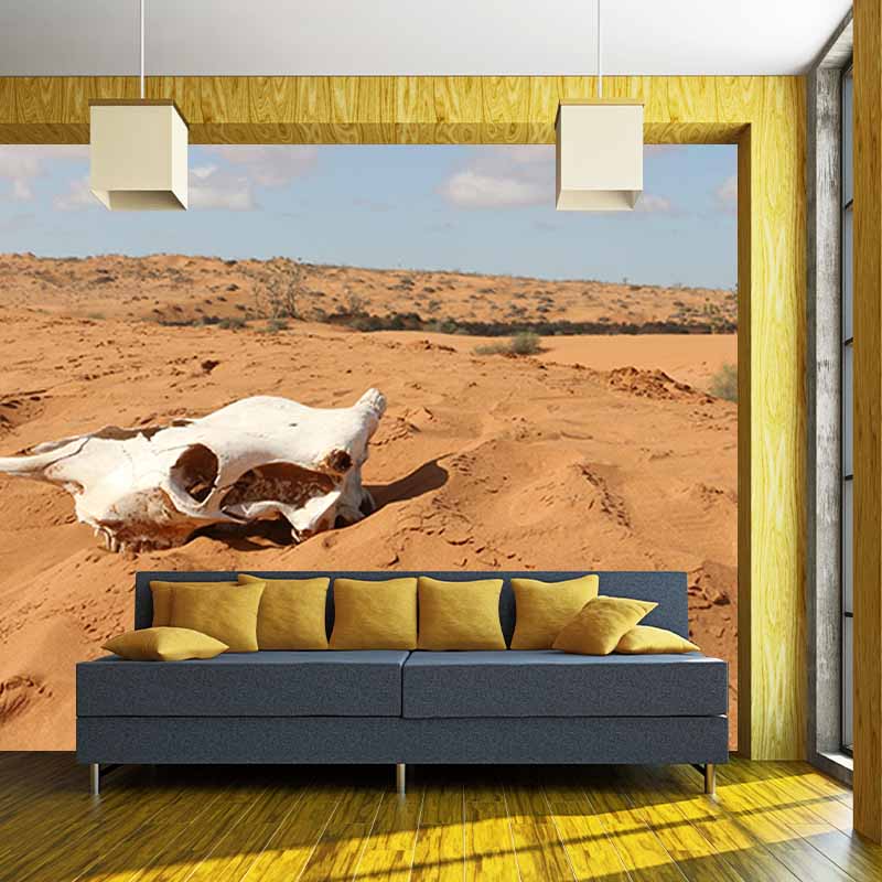 Eco-friendly Photography Wallpaper Desert Drawing Room Wall Mural