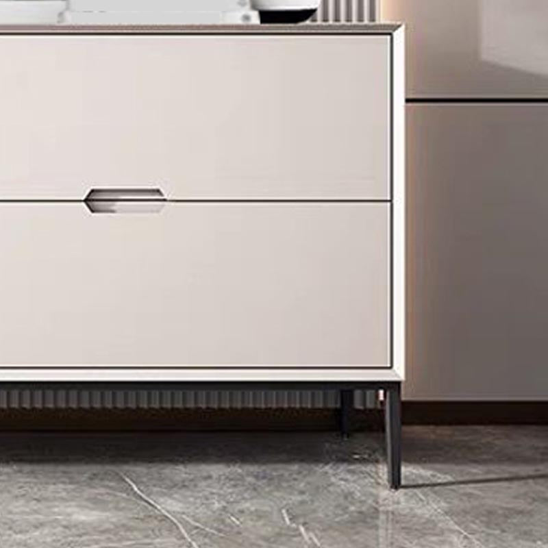 Glam Style Sideboard Wooden Dining Sideboard with Drawers for Living Room