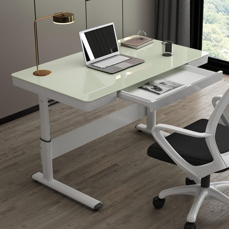 Contemporary Metal Trestle Base Desk Standing Desk Converter  for Office