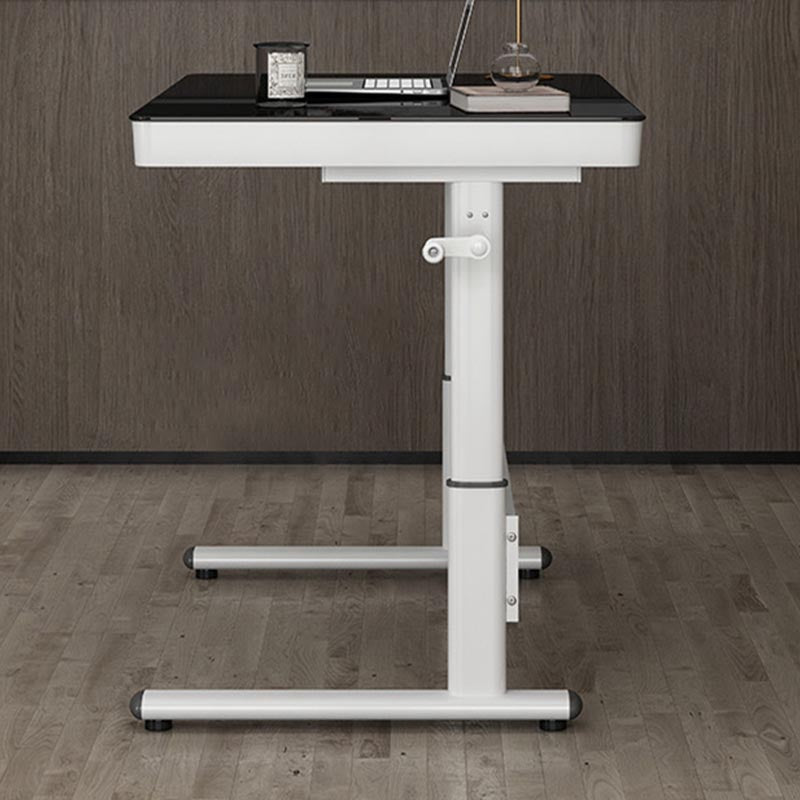 Contemporary Metal Trestle Base Desk Standing Desk Converter  for Office