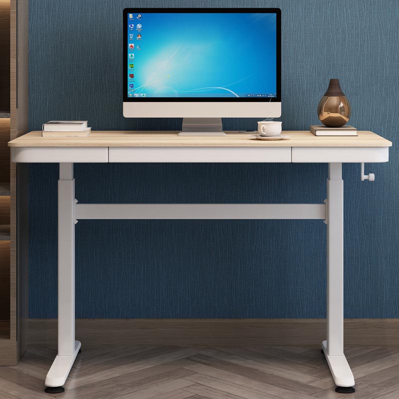 Contemporary Metal Trestle Base Desk Standing Desk Converter  for Office