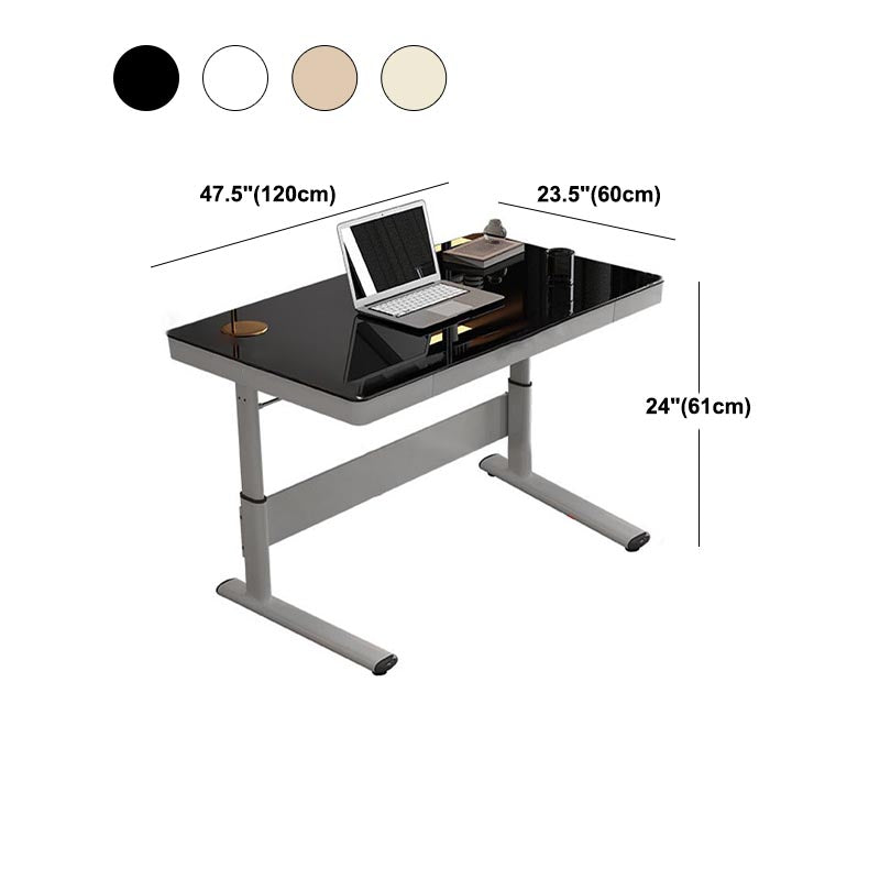 Contemporary Metal Trestle Base Desk Standing Desk Converter  for Office