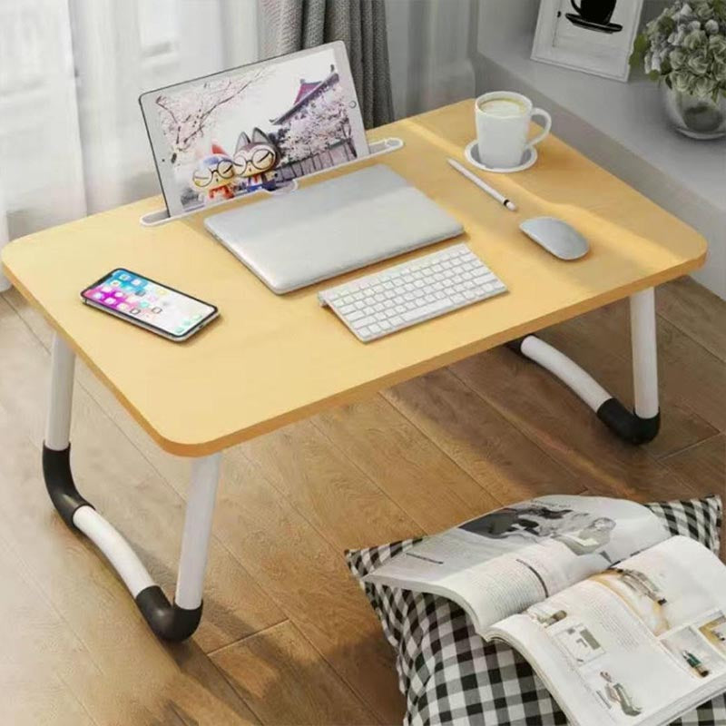 Modern Wooden Writing Desk Folding Rectangular Office Desk for Home