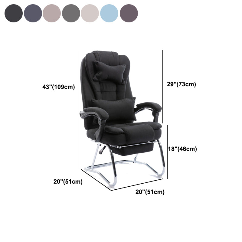 Modern Task Chair with Padded Arms Executive Desk Chair with High Back