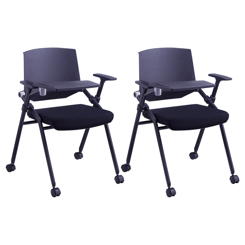 Modern Style Conference Chair with Mid Back Ergonomic Office Chair with Metal Frame