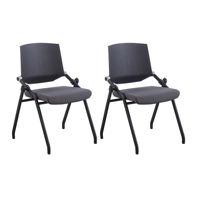 Modern Style Conference Chair with Mid Back Ergonomic Office Chair with Metal Frame