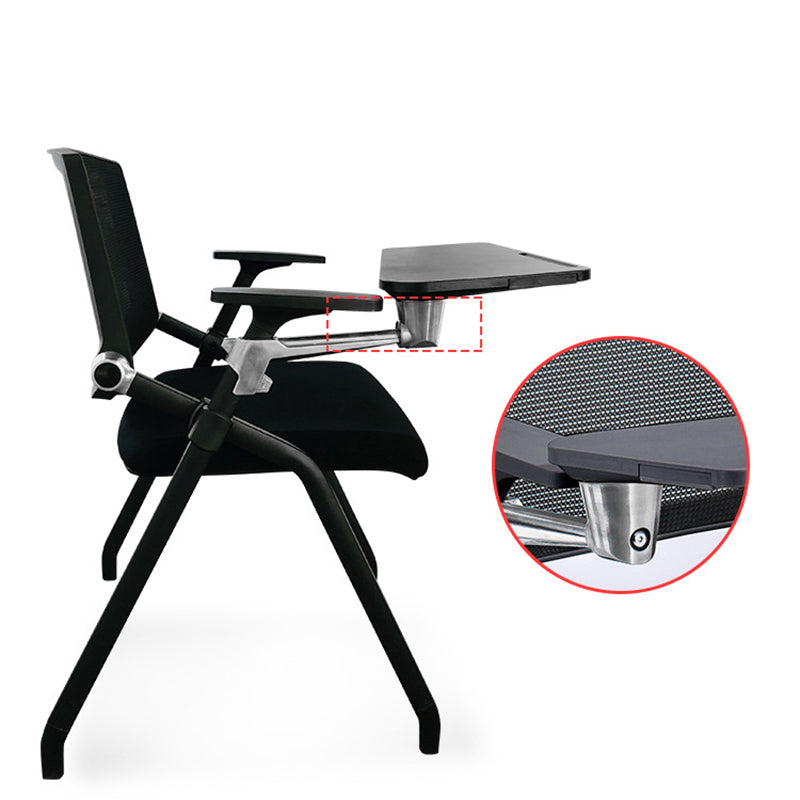 Modern Style Conference Chair with Mid Back Ergonomic Office Chair with Metal Frame