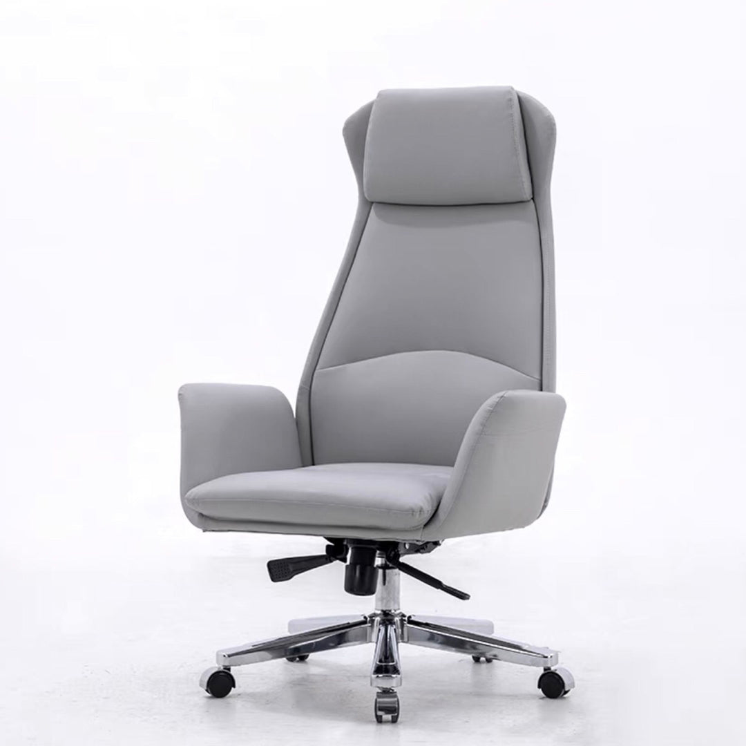 High Back Executive Office Chair Modern Faux Leather Task Chair with Swivel