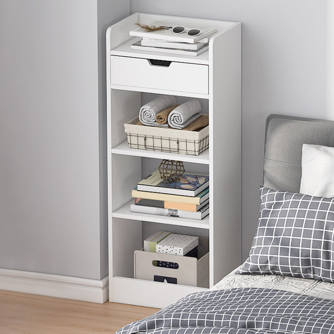 Vertical Shelf Bookcase With Shelves Closed Back Bookshelf for Office