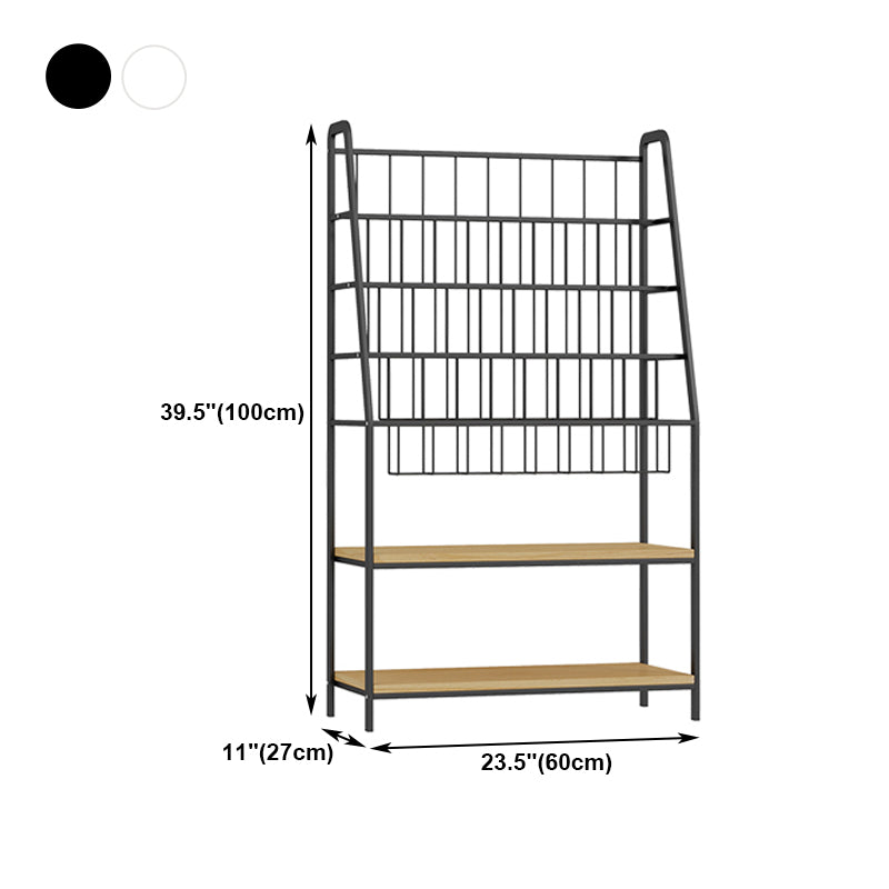 39.37"H Bookshelf Contemporary Style Bookcase for Study Room and Office