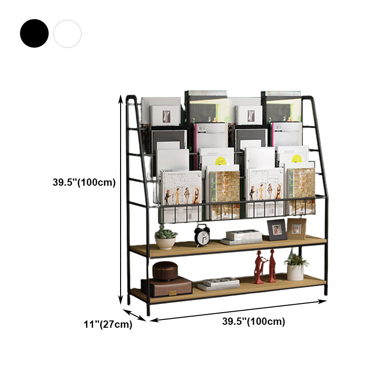 39.37"H Bookshelf Contemporary Style Bookcase for Study Room and Office