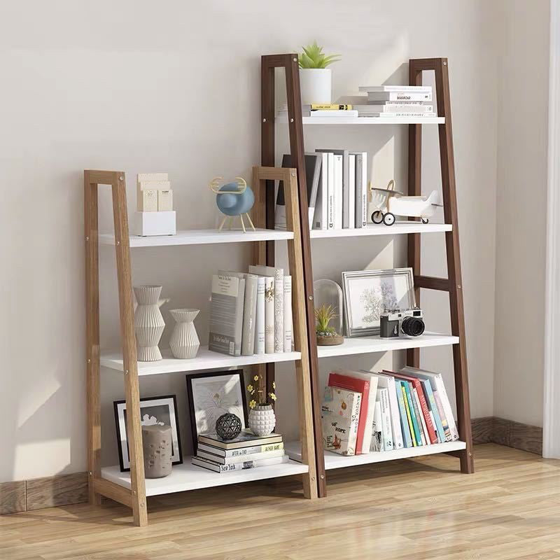 Contemporary Style Bookshelf Open Back Bookcase for Study Room and Office