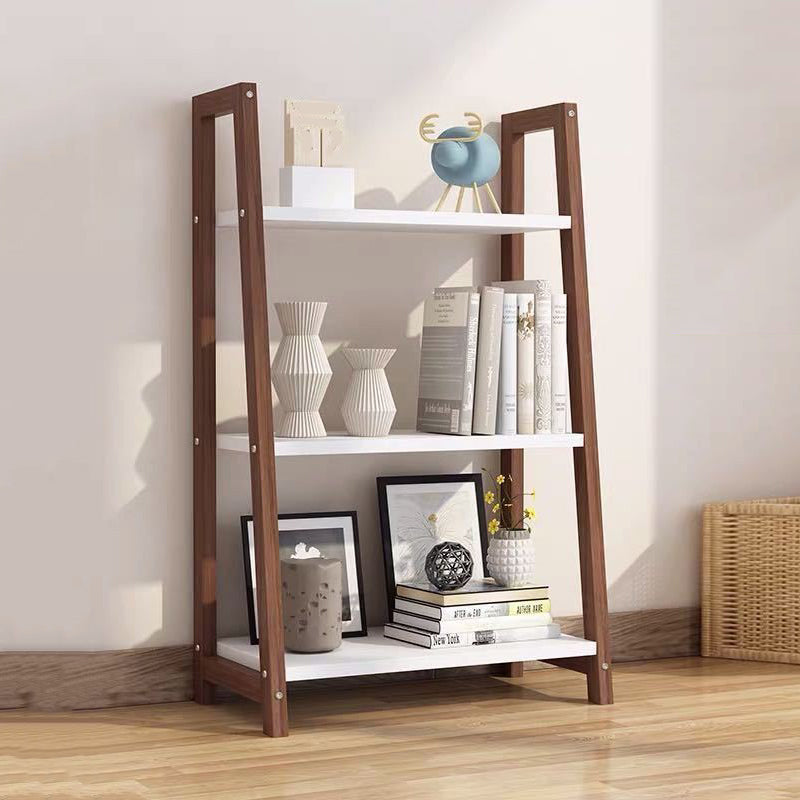 Contemporary Style Bookshelf Open Back Bookcase for Study Room and Office