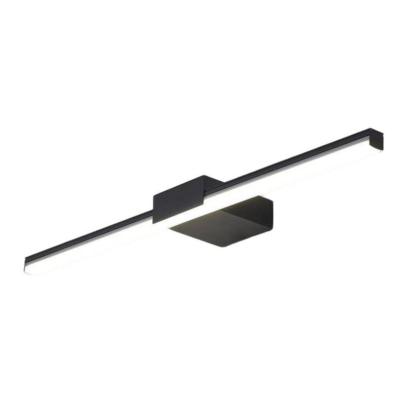 Metal Linear Shape Wall Lights Modern Style 1 Light Wall Mount Fixture for Living Room