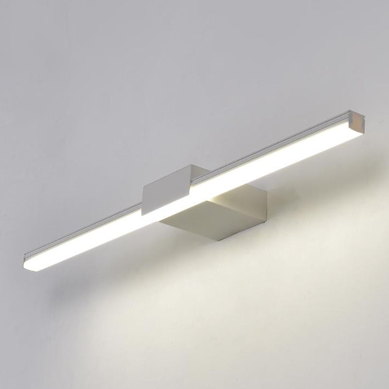 Metal Linear Shape Wall Lights Modern Style 1 Light Wall Mount Fixture for Living Room