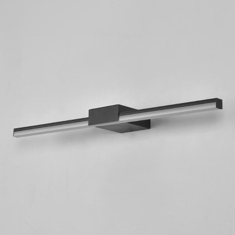 Metal Linear Shape Wall Lights Modern Style 1 Light Wall Mount Fixture for Living Room