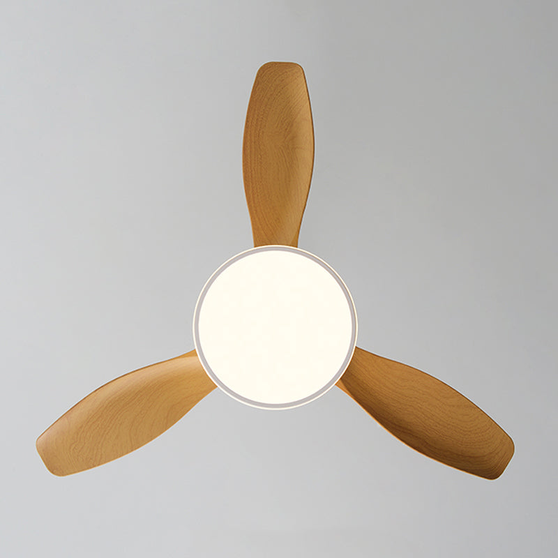 Kids Style Round Ceiling Fan Lighting Metal Single Light Ceiling Fan Lamp for Living Room