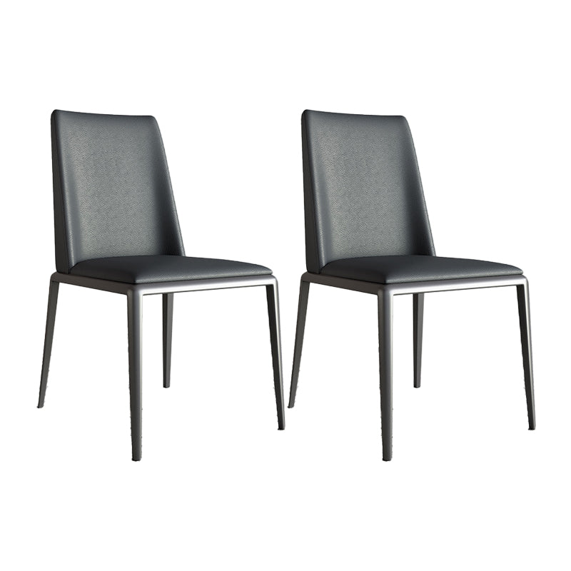 Contemporary Leather Dining Room Chairs Metal Dining Chairs for Home Use