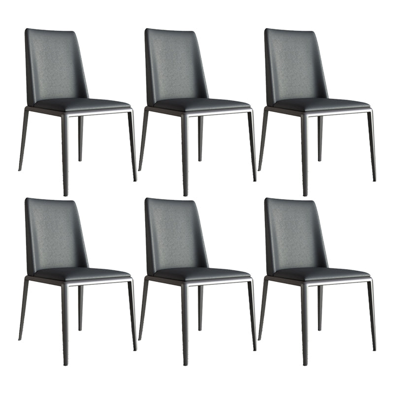 Contemporary Leather Dining Room Chairs Metal Dining Chairs for Home Use