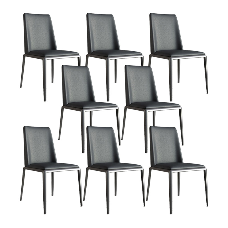 Contemporary Leather Dining Room Chairs Metal Dining Chairs for Home Use