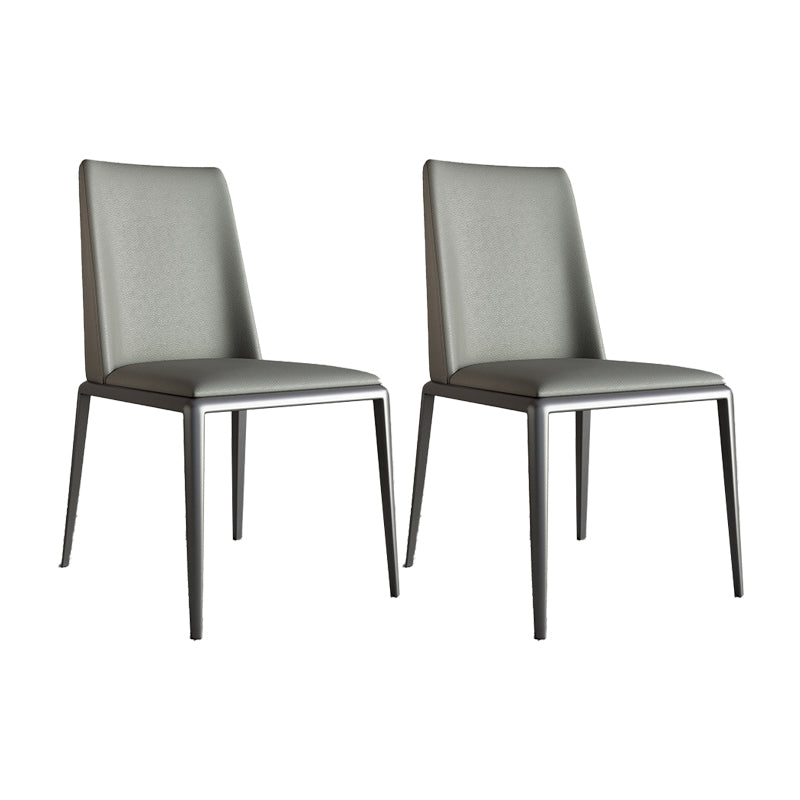 Contemporary Leather Dining Room Chairs Metal Dining Chairs for Home Use