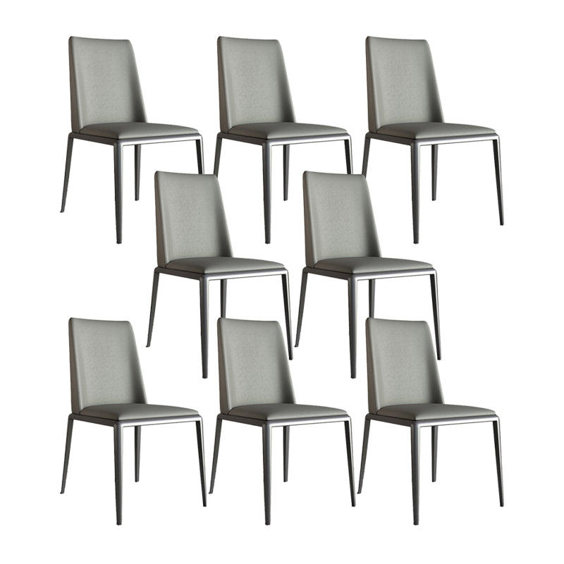 Contemporary Leather Dining Room Chairs Metal Dining Chairs for Home Use