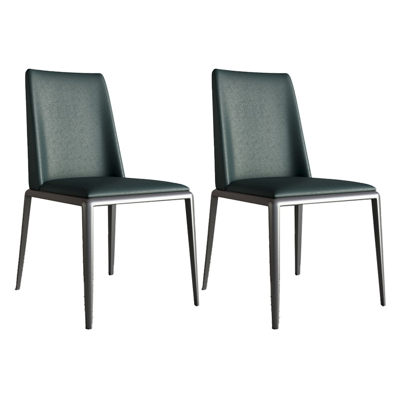 Contemporary Leather Dining Room Chairs Metal Dining Chairs for Home Use