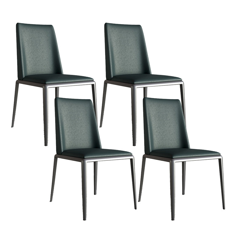 Contemporary Leather Dining Room Chairs Metal Dining Chairs for Home Use