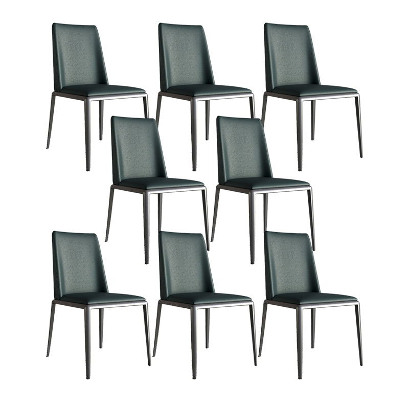 Contemporary Leather Dining Room Chairs Metal Dining Chairs for Home Use