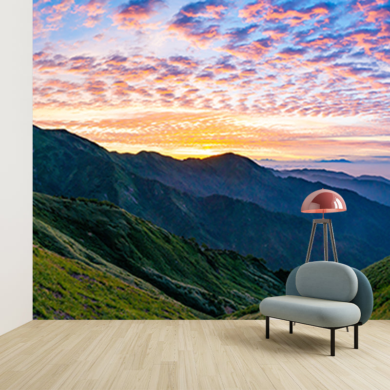 Photography Stain Resistant Mountain Wallpaper Sitting Room Wall Mural