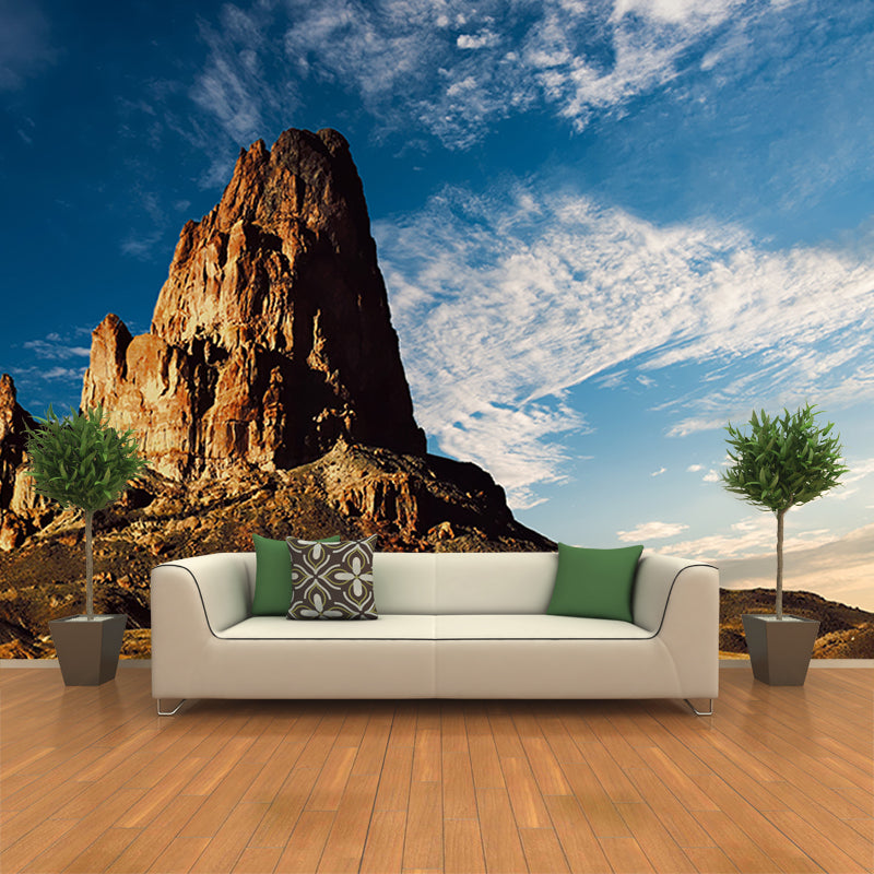 Mountain Stain Resistant Photography Wall Mural Sitting Room Wallpaper