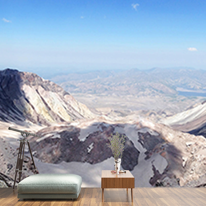 Decorative Wallpaper Photography Mountains Living Room Wall Mural