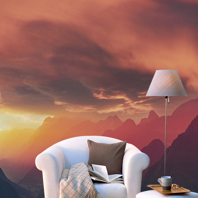 Environment Friendly Photography Wallpapler Living Room Mountain Wall Mural