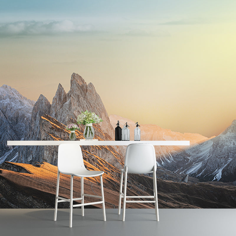 Environment Friendly Photography Wallpapler Living Room Mountain Wall Mural