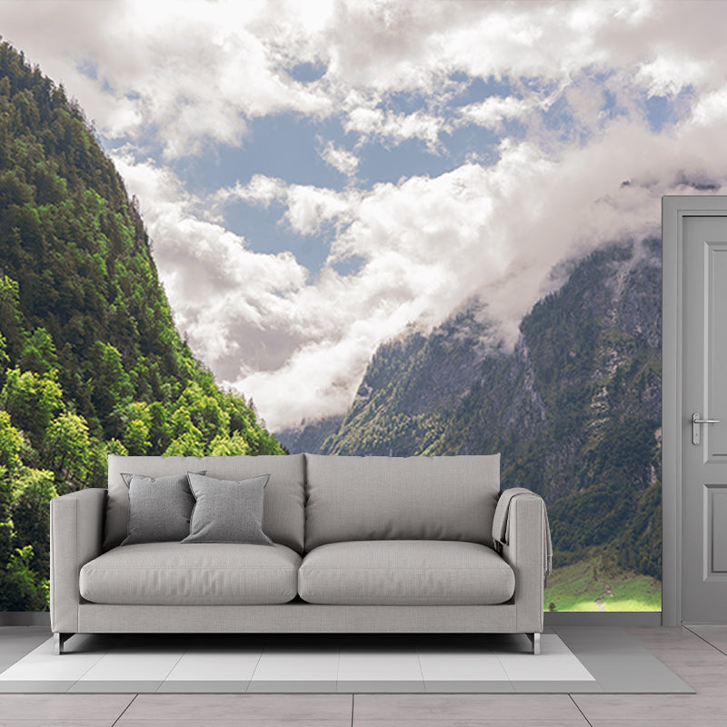 Mountain Photography Environmental Wallpaper Living Room Wall Mural