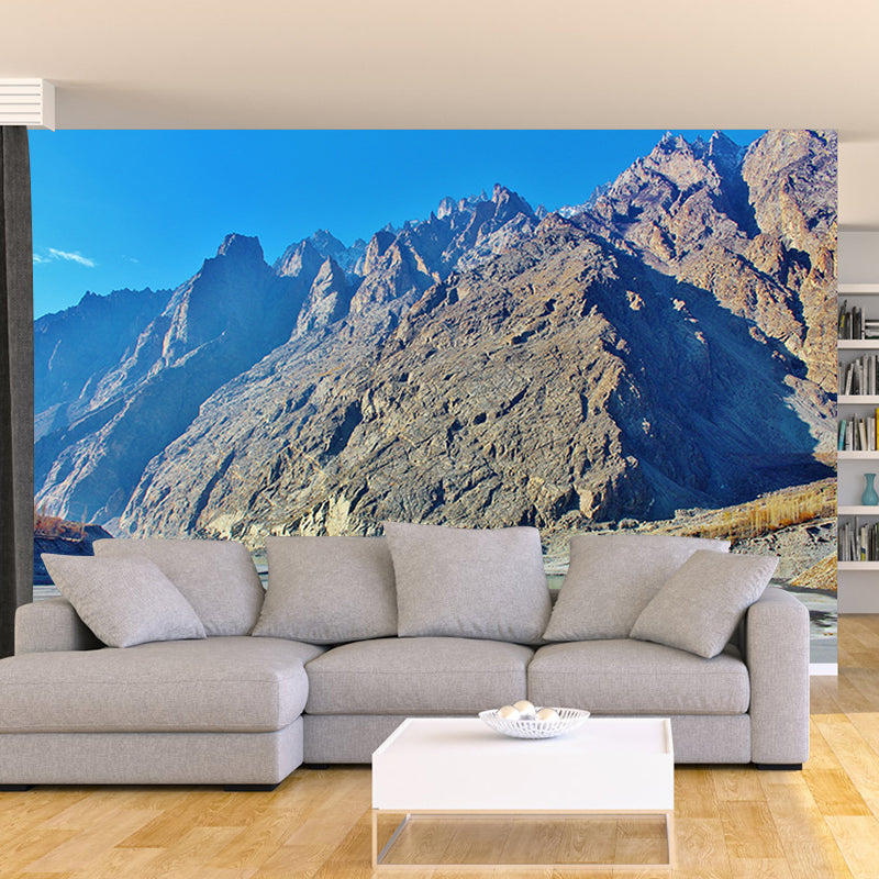 Environment Friendly Photography Wallpaper Mountain Home Decor Wall Mural