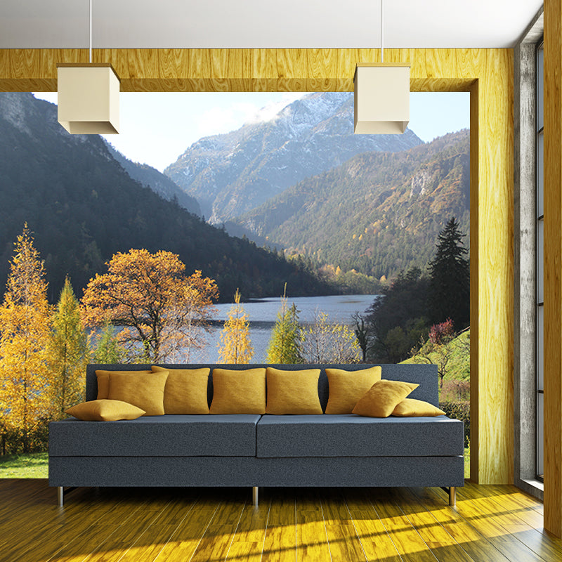 Mountains Photography Decorative Wallpaper Living Room Wall Mural