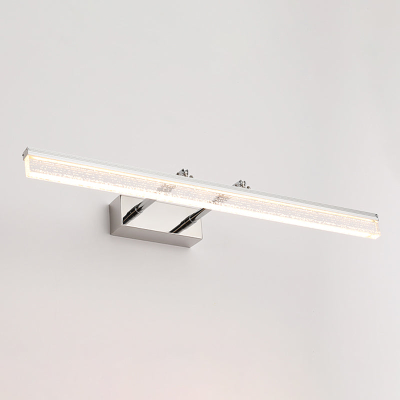 1-Light Linear Wall Lamps Modern Style Metal Vanity Lighting Ideas