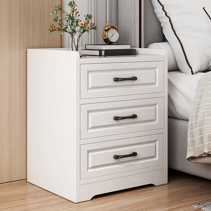 Wood Accent Table Nightstand with Drawer Nightstand with Legs