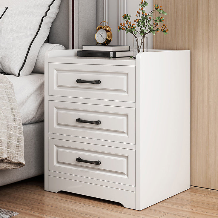 Wood Accent Table Nightstand with Drawer Nightstand with Legs