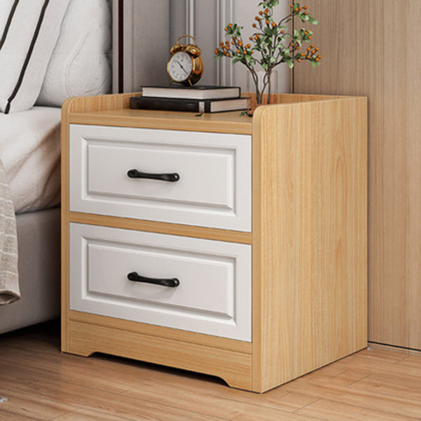 Wood Accent Table Nightstand with Drawer Nightstand with Legs